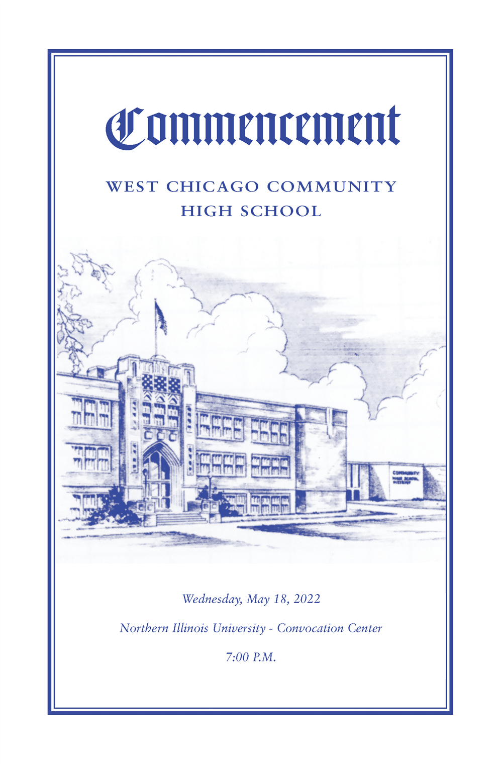  Commencement 2022 Program Cover